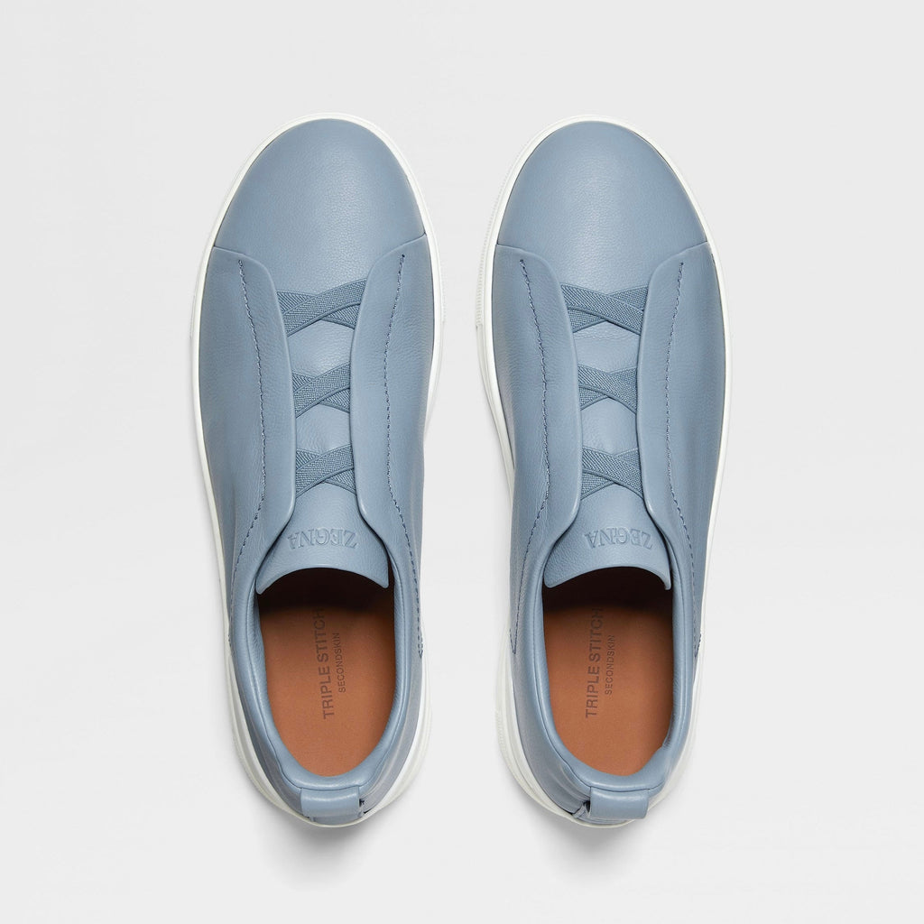 LIGHT BLUE TRIPLE STITCH™ SECONDSKIN SNEAKERS Light Blue