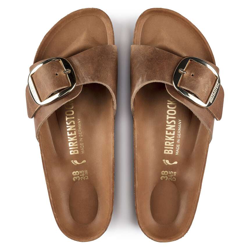 Birkenstock Madrid Big Buckle 'Cognac'