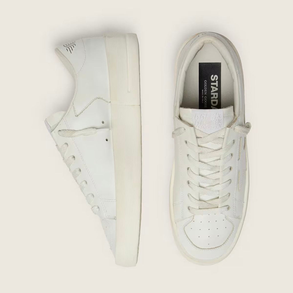Golden Goose Super-Star Stardan in total white leather(Women's)
