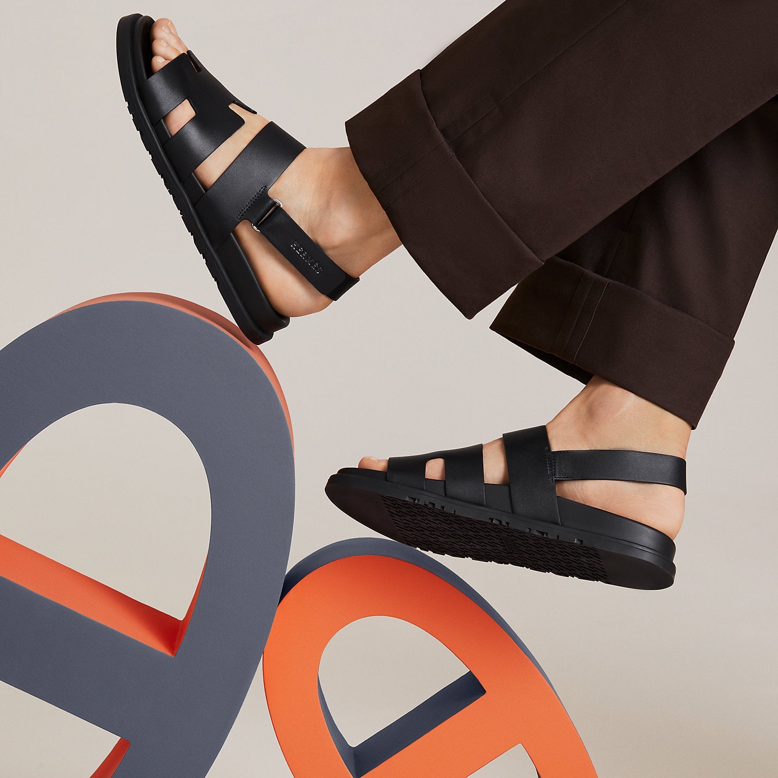 Hermès Genius sandal 'Naturel'