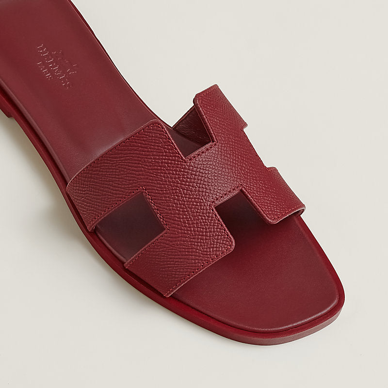 Hermès Oran sandal 'Rouge H'